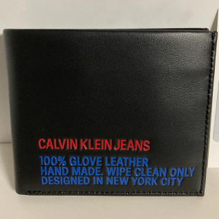 カルバンクライン(Calvin Klein)の【早い者勝ち】新品 Colvin Klein Jeans メンズ 折りたたみ財布(折り財布)