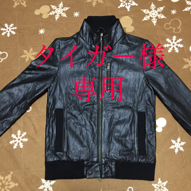 Leus coucave 本革 レザー ジャケット ライダース メンズのジャケット/アウター(ライダースジャケット)の商品写真