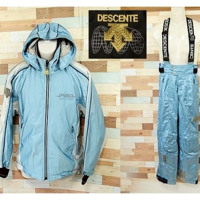 DESCENTE(デサント)の【DESCENTE】 美品 デサント 上下セット スキーウェア ナイロン M スポーツ/アウトドアのスキー(ウエア)の商品写真