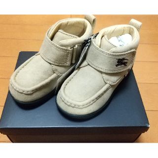 バーバリー(BURBERRY)の【1/4 販売終了します】Burberry キッズブーツ ベージュ 15.0cm(ブーツ)