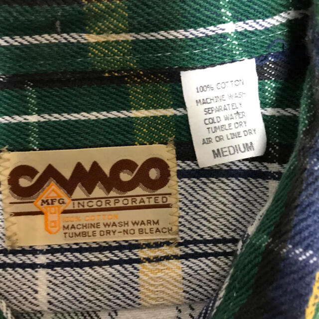 camco(カムコ)の◆値段交渉可◆ カムコ CAMCO USA製 ヘヴィーフランネル チェックシャツ メンズのトップス(シャツ)の商品写真