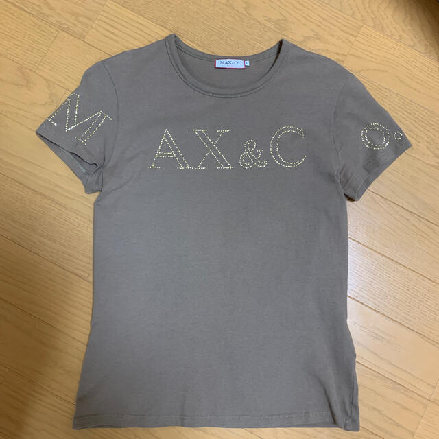Max & Co.(マックスアンドコー)のMAX&Co. ロゴTシャツ　スタッズ レディースのトップス(Tシャツ(半袖/袖なし))の商品写真