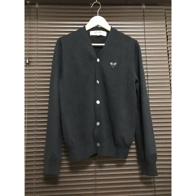 COMME des GARCONS - PLAY COMME des GARCONS カーディガン 黒 メンズM