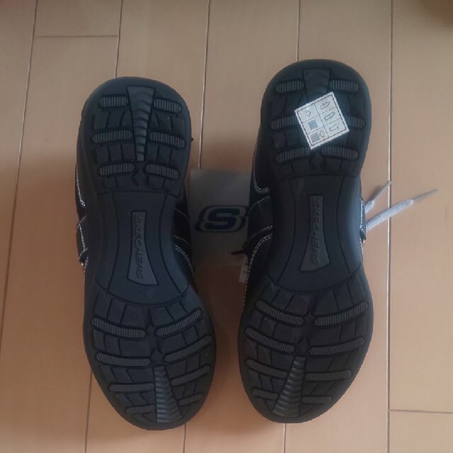 SKECHERS(スケッチャーズ)の新品箱付 スケッチャーズ 厚底ヒールスニーカー 23cm 黒 レディースの靴/シューズ(スニーカー)の商品写真