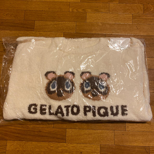 gelato pique(ジェラートピケ)のgelato pique あつ森　コラボ　つぶまめ　ジャガードプルオーバー レディースのルームウェア/パジャマ(ルームウェア)の商品写真