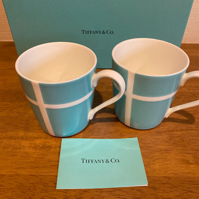 ティファニー Tiffany& Co. ペアマグカップ ブルーリボン