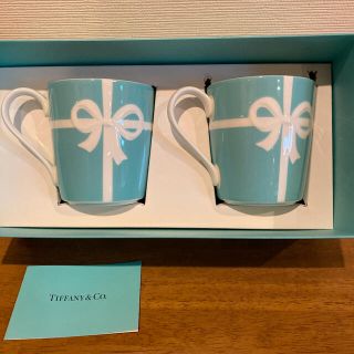 ティファニー TIFFANY&Co.  ペアマグカップ ブルーリボン