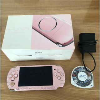 プレイステーションポータブル(PlayStation Portable)のPSP ブロッサムピンク(PSP-3000ZP)(携帯用ゲーム機本体)