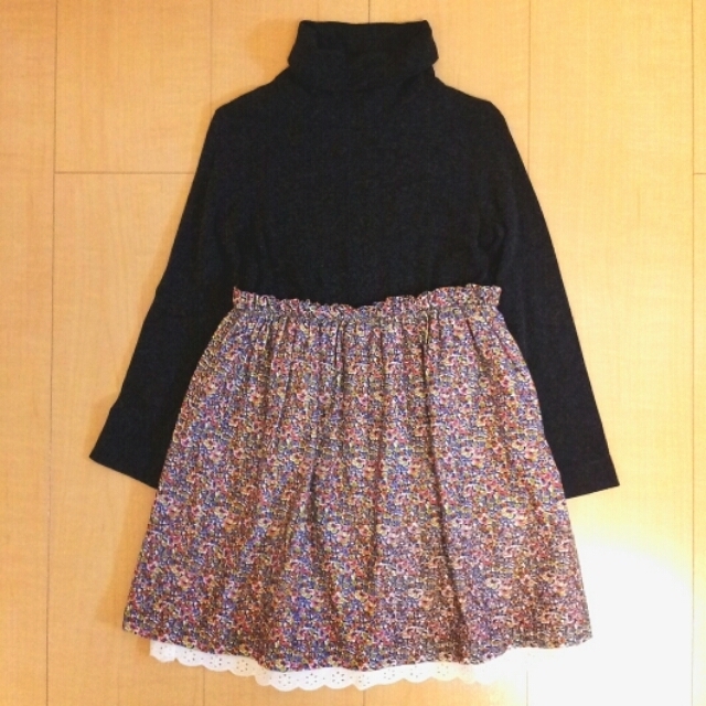 ZARA(ザラ)のZARA ワンピ 新品同様 110cm キッズ/ベビー/マタニティのキッズ服女の子用(90cm~)(その他)の商品写真