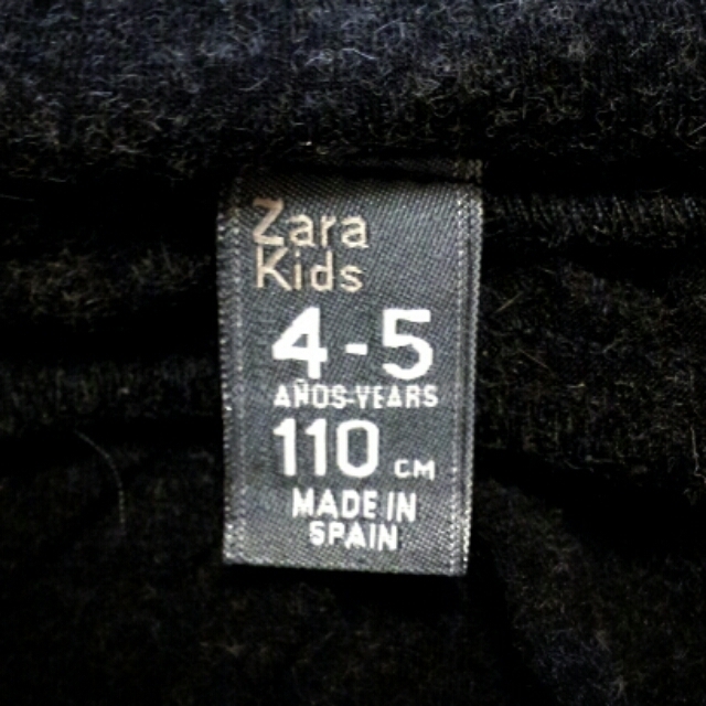 ZARA(ザラ)のZARA ワンピ 新品同様 110cm キッズ/ベビー/マタニティのキッズ服女の子用(90cm~)(その他)の商品写真