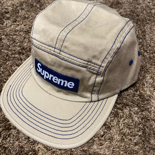 『最終値下』Supreme Contrast Stitch Camp Cap