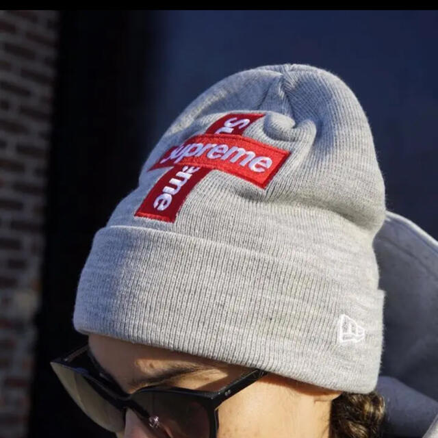 New Era  Cross Box Logo Beanie シュプリーム