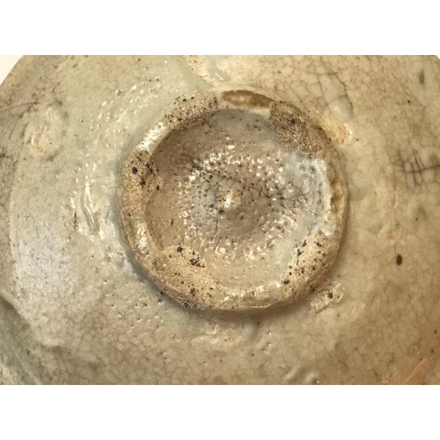 一番の贈り物 骨董 古唐津 下敷 平茶碗 小皿 五寸皿 陶芸