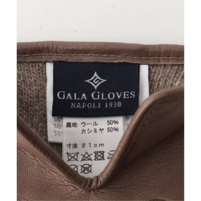 IENA(イエナ)のイエナ　GALA GLOVES/ガラ グローブ　プレーンレザーグローブ　グレーB レディースのファッション小物(手袋)の商品写真