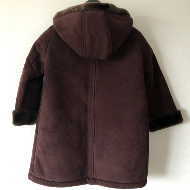 COMME CA ISM(コムサイズム)のCOMME CA ISM ムートンコート ジップアップ ブラウン 茶色  キッズ/ベビー/マタニティのキッズ服女の子用(90cm~)(コート)の商品写真