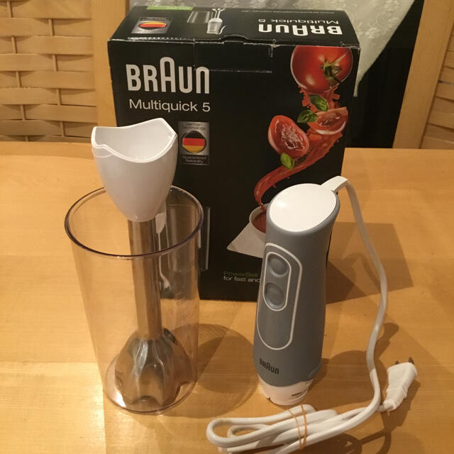 BRAUN(ブラウン)のBraun ブラウン　ハンドブレンダー　マルチクイック5 中古 スマホ/家電/カメラの調理家電(調理機器)の商品写真