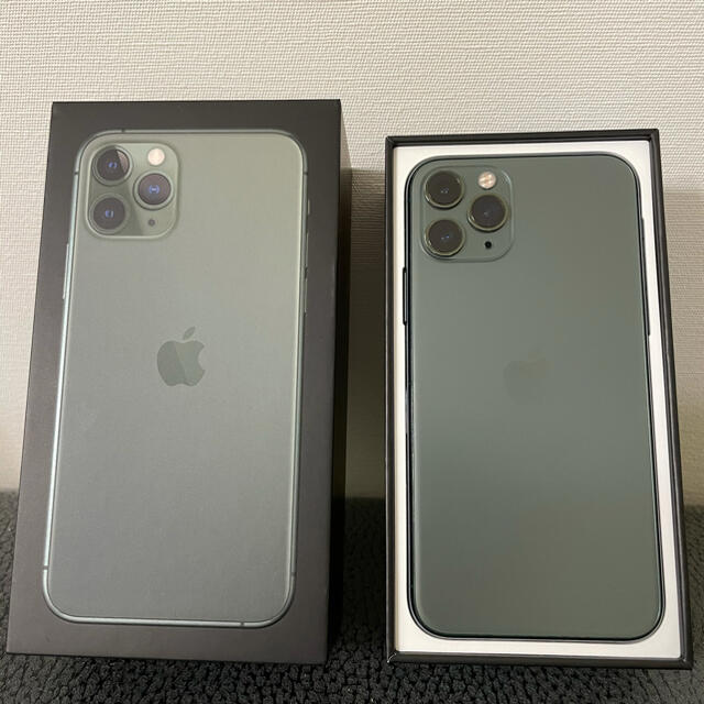 付属品完備】iPhone 11 Pro ミッドナイトグリーン 256 GB - www ...