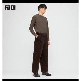 ユニクロ(UNIQLO)のUNIQLO U ユニクロユー コーデュロイワイドワークパンツ73(ワークパンツ/カーゴパンツ)