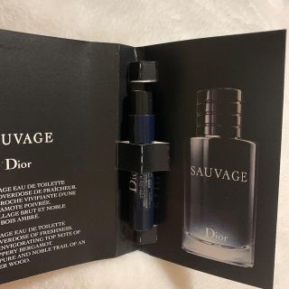 クリスチャンディオール(Christian Dior)のDior ディオール　ソヴァージュ　オードゥトワレ　1ml 新品未使用(香水(男性用))