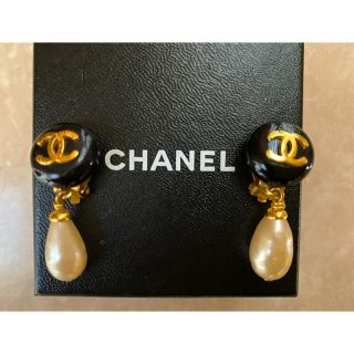 シャネル(CHANEL)のCHANEL シャネル　ココマークパールイヤリング　ヴィンテージ(イヤリング)