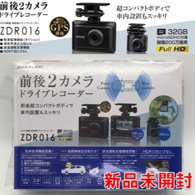 COMTECコムテック◎商品名未開封 COMTEC コムテック ドライブレコーダー ZDR016 ２カメラ　①