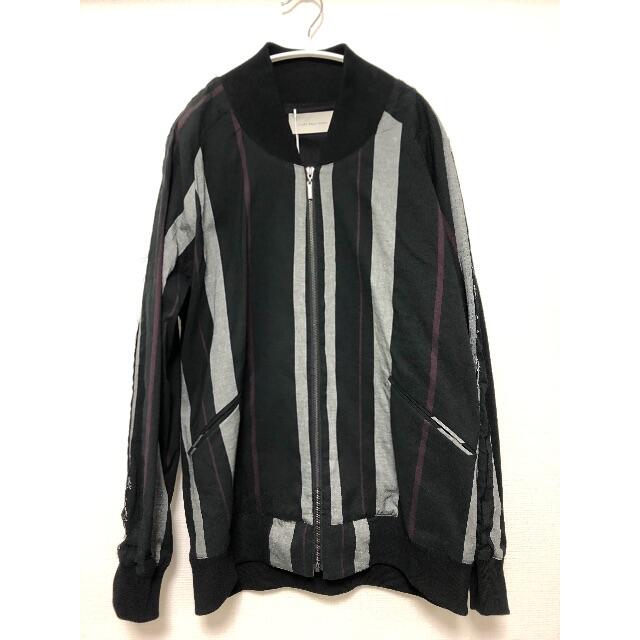 ブルゾン Licht Bestreben Random striped blouson
