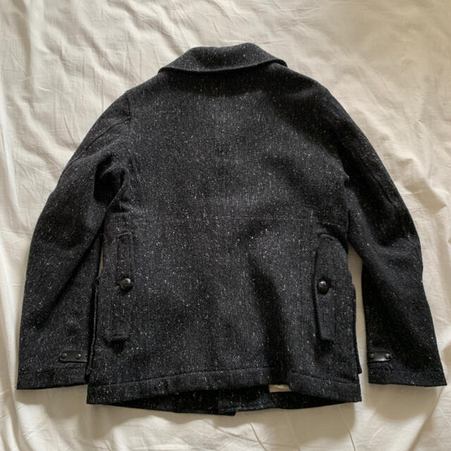 VISVIM(ヴィスヴィム)のVISVIM ORION TWEED JACKET 2L / BLACK S メンズのジャケット/アウター(ピーコート)の商品写真