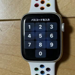 アップル(Apple)のAppleWatch5 NIKE 44mm Cellular シルバー(腕時計(デジタル))