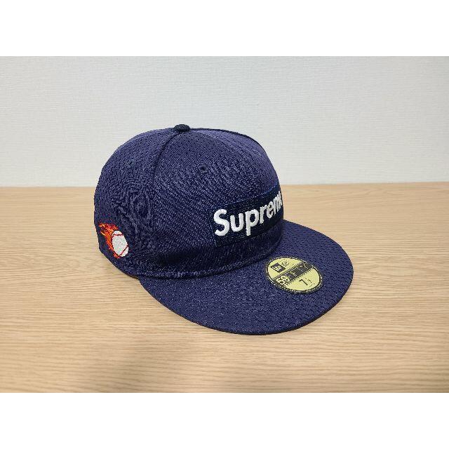 supreme new era mesh box logo cap 7 1/2 | フリマアプリ ラクマ