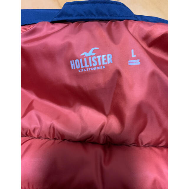 Hollister(ホリスター)のサドンデスはうすさん専用　ホリスター　ダウンベスト　ネイビー メンズのジャケット/アウター(ダウンベスト)の商品写真