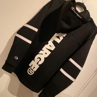 エクストララージ(XLARGE)のXLARGE×CHAMPIONパーカー ZARA ウィンダンシー　y-3 OY(パーカー)