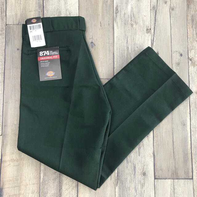 Dickies(ディッキーズ)の【新品】34×30 ハンターグリーン ディッキーズ 874 ワークパンツ メンズのパンツ(ワークパンツ/カーゴパンツ)の商品写真