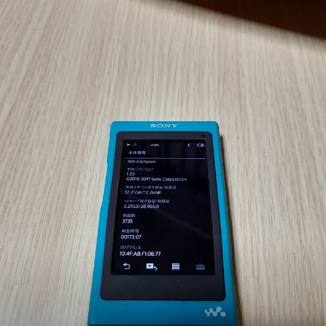 WALKMAN - 楽曲入りSDカードありです！ ウォークマン NW-A35 16GB の通販 by まさおじshop｜ウォークマンならラクマ