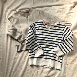 エイチアンドエム(H&M)のアーちゃんちゃん様専用　100cm 裏起毛トレーナー　2点セット(Tシャツ/カットソー)