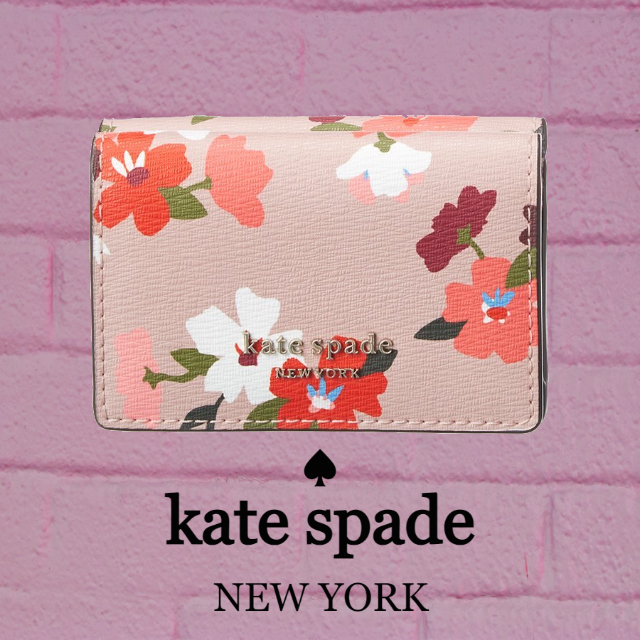 kate spade NEW YORK - ★SALE☆【kate spade】桜トリフォールド折り畳み財布