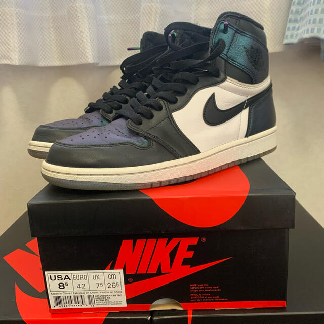 AIR JORDAN 1 RETRO HIGH OG OBSIDIAN 26.5