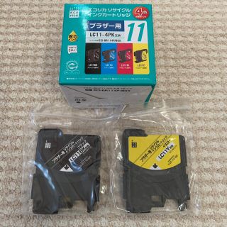 ブラザー(brother)のエコリカ　インクカートリッジ　brother ブラザー　LC11-4PK(PC周辺機器)