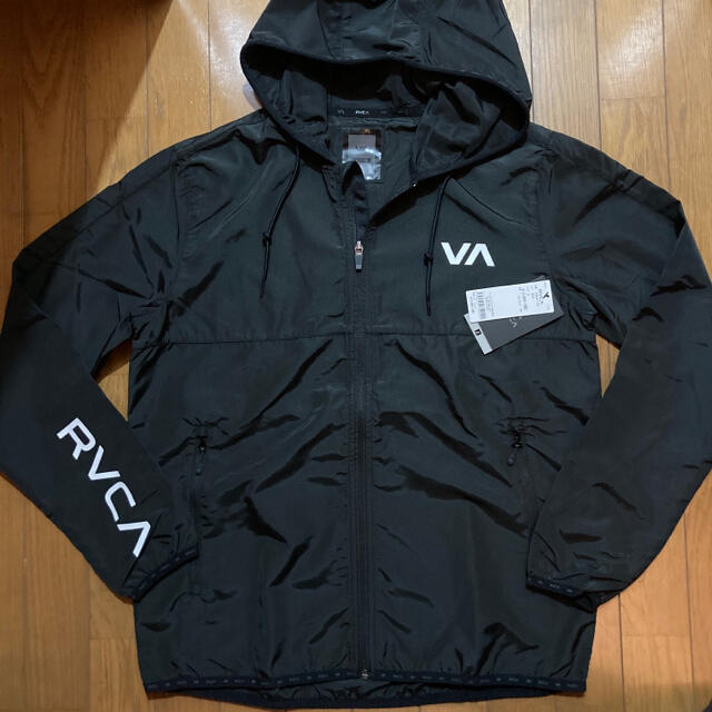 ストリート新品 レア完売 RVCA ルーカ ナイロンジャケット S ブラック 黒 パーカー