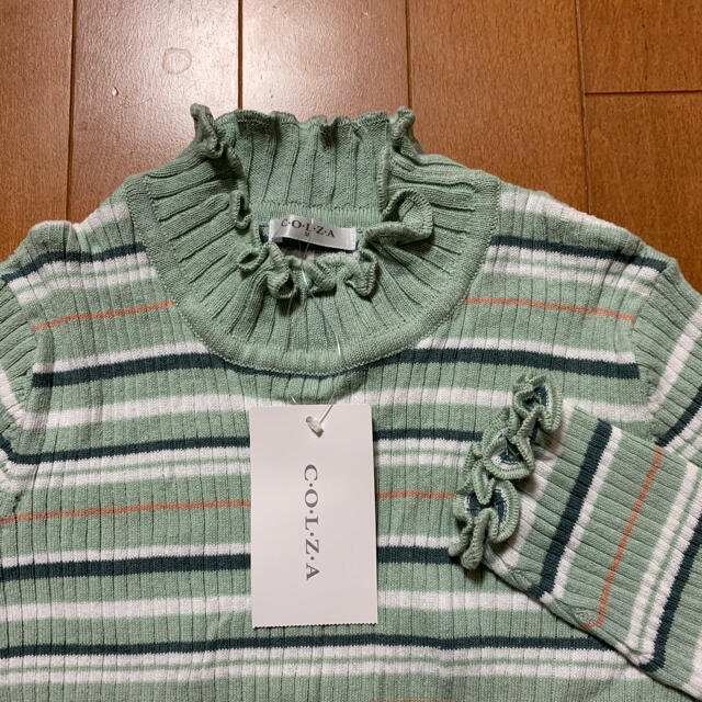 COLZA(コルザ)の新品☆ C・O・L・Z・A（ハニーズ）のメロー使いハイネックプルオーバー レディースのトップス(カットソー(長袖/七分))の商品写真