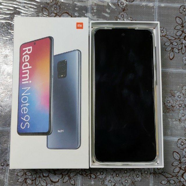 Xiaomi Redmi Note 9S グレイシアホワイト 国内版 未使用新品