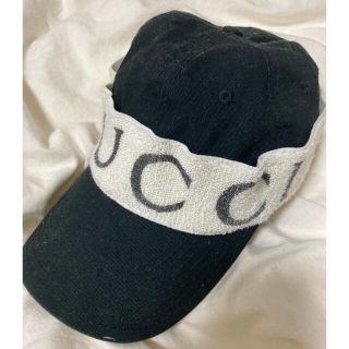 グッチ(Gucci)のGUCCI グッチ　キャップ　ブラック(キャップ)