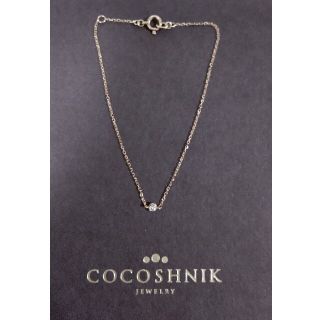 ココシュニック(COCOSHNIK)のK10 YG ダイヤモンド ブレスレット(ブレスレット/バングル)