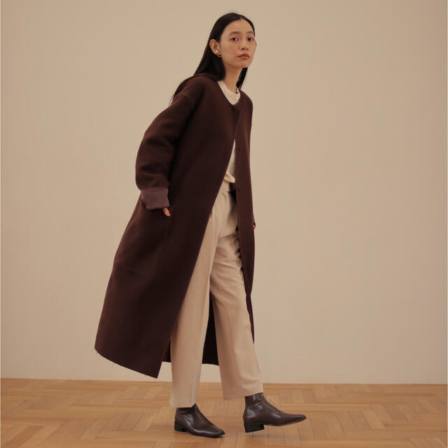 i_am_official  reversible wool long coat