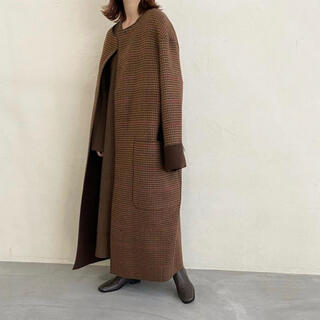 トゥデイフル(TODAYFUL)のi am official  reversible wool long coat(ロングコート)