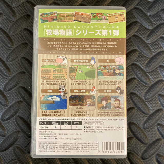 Nintendo Switch(ニンテンドースイッチ)の牧場物語 再会のミネラルタウン Switch エンタメ/ホビーのゲームソフト/ゲーム機本体(家庭用ゲームソフト)の商品写真