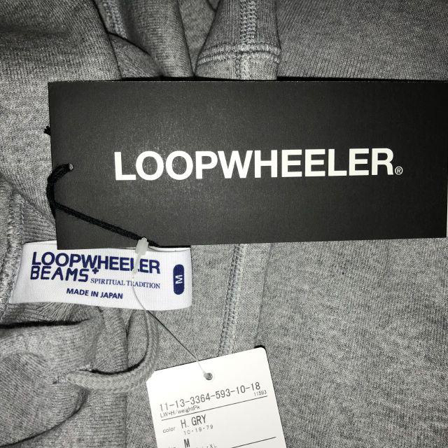 LOOPWHEELER×BEAMS PLUS スーパーヘビーウェイトパーカー M