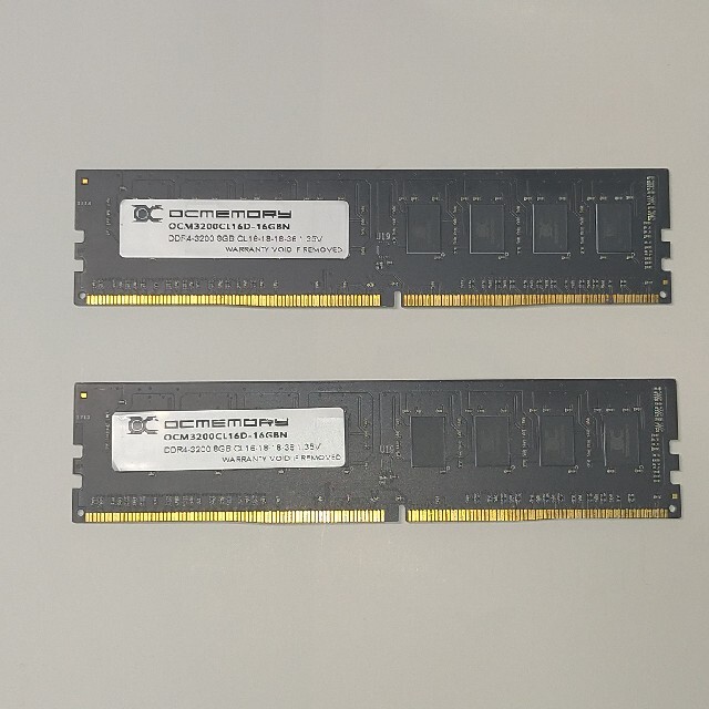 メモリDDR4 16gb 8gb×2枚