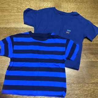 ユニクロ(UNIQLO)の半袖Tシャツ2枚セット　ユニクロベビー　100サイズ　(Tシャツ/カットソー)