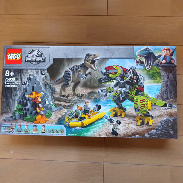 Lego(レゴ)のレゴ　ジュラシック・ワールド T-レックス vs. メカきょうりゅう 75938 キッズ/ベビー/マタニティのおもちゃ(積み木/ブロック)の商品写真