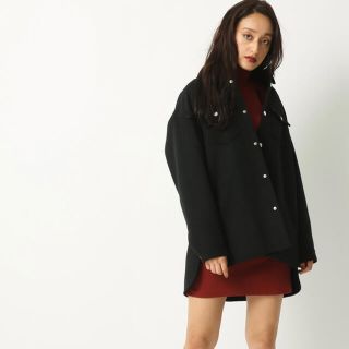 スライ(SLY)の【 LAGUAGEM】CHEST POCKET COAT ボーダーワンピ　セット(チェスターコート)